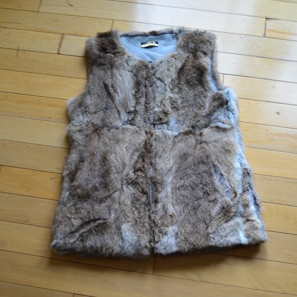 LaRok Jackets & Blazers - LaRok Luxe Rabbit Fur Sweater Vest Fits S / M